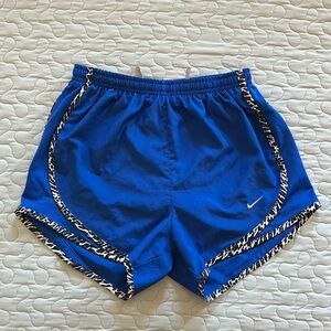 Nike DriFit Blue and Animal print trim Athletic Shorts
